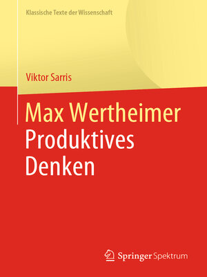 cover image of Max Wertheimer